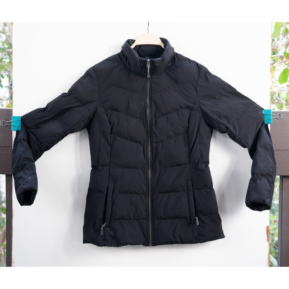 32 Degrees Women's Hooded Quilted Jacket‎ - Winter Coat - Black - Size XS